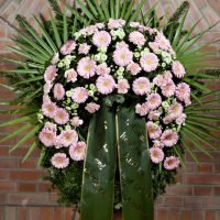 Kranz | rosa – weiß — Blumen Kleissner Graz