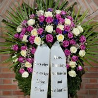 Kranz | Rosen pink und weiß — Blumen Kleissner Graz