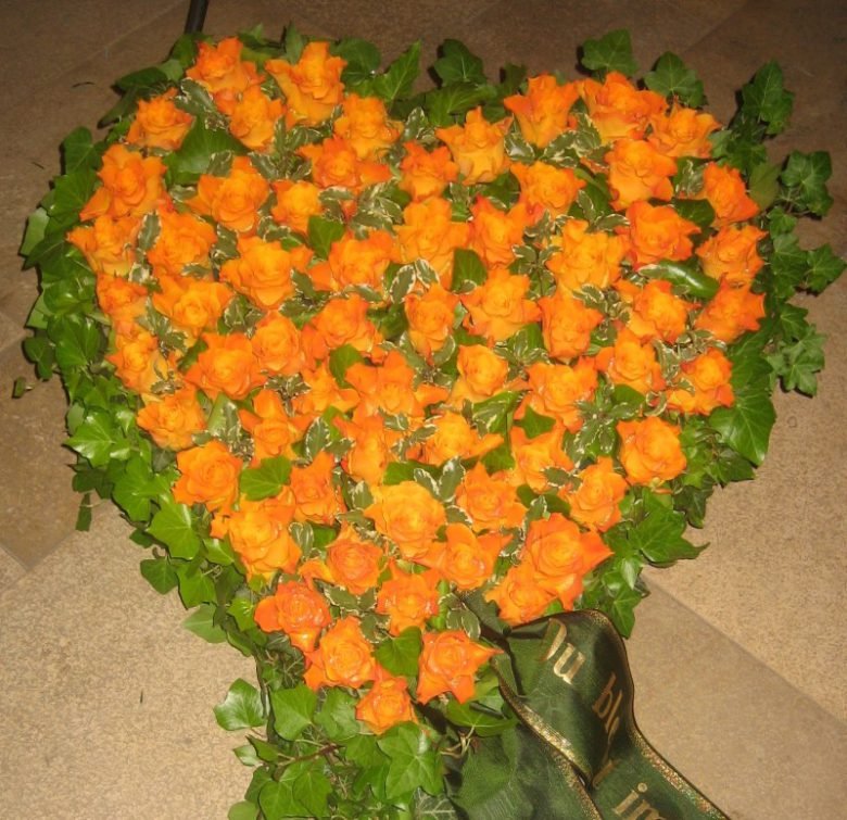 Rosenherz | orange — Blumen Kleissner Graz