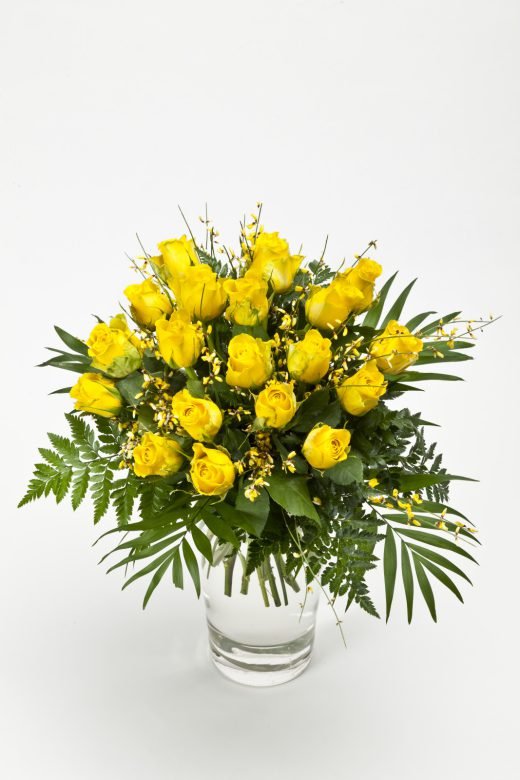 Rosenstrauß in Gelb — Blumen Kleissner Graz
