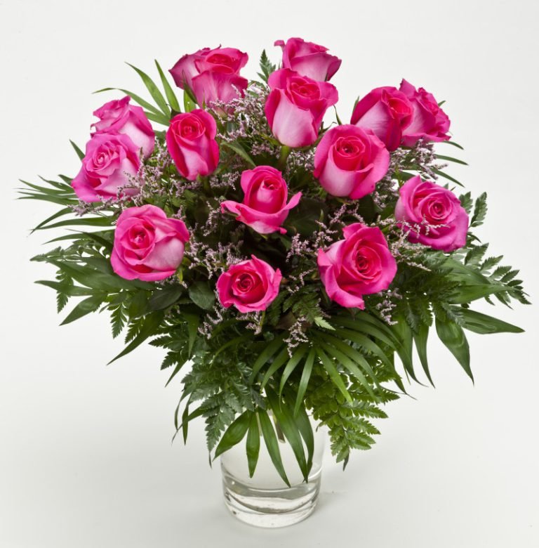 Rosenstrauß in Pink — Blumen Kleissner Graz