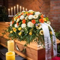 Sarggesteck | in pastell — Blumen Kleissner Graz
