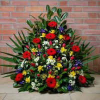 Buntes Gesteck — Blumen Kleissner Graz