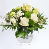Herbststrauß in weiß — Blumen Kleissner Graz