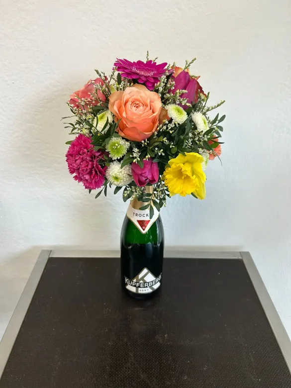 Proseccostrauß — Blumen Kleissner Graz